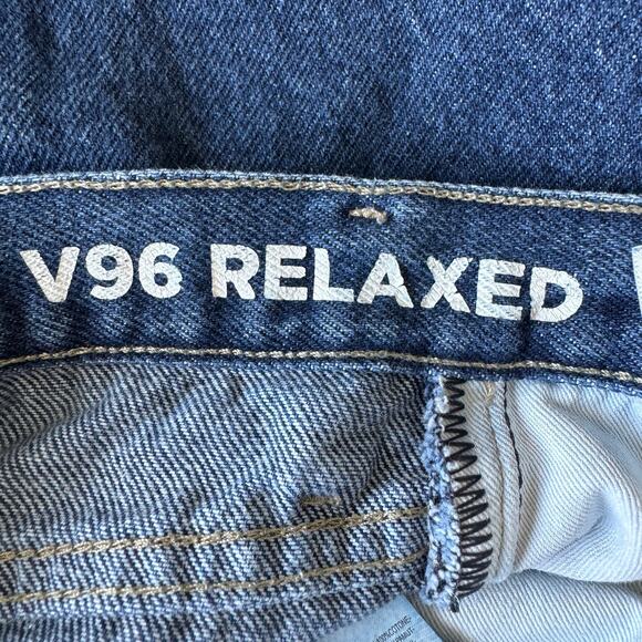 VANS V96 Relaxed Denim Jeans Mens 32 x 34 Straight Skater Streetwear Classic - Picture 7 of 10